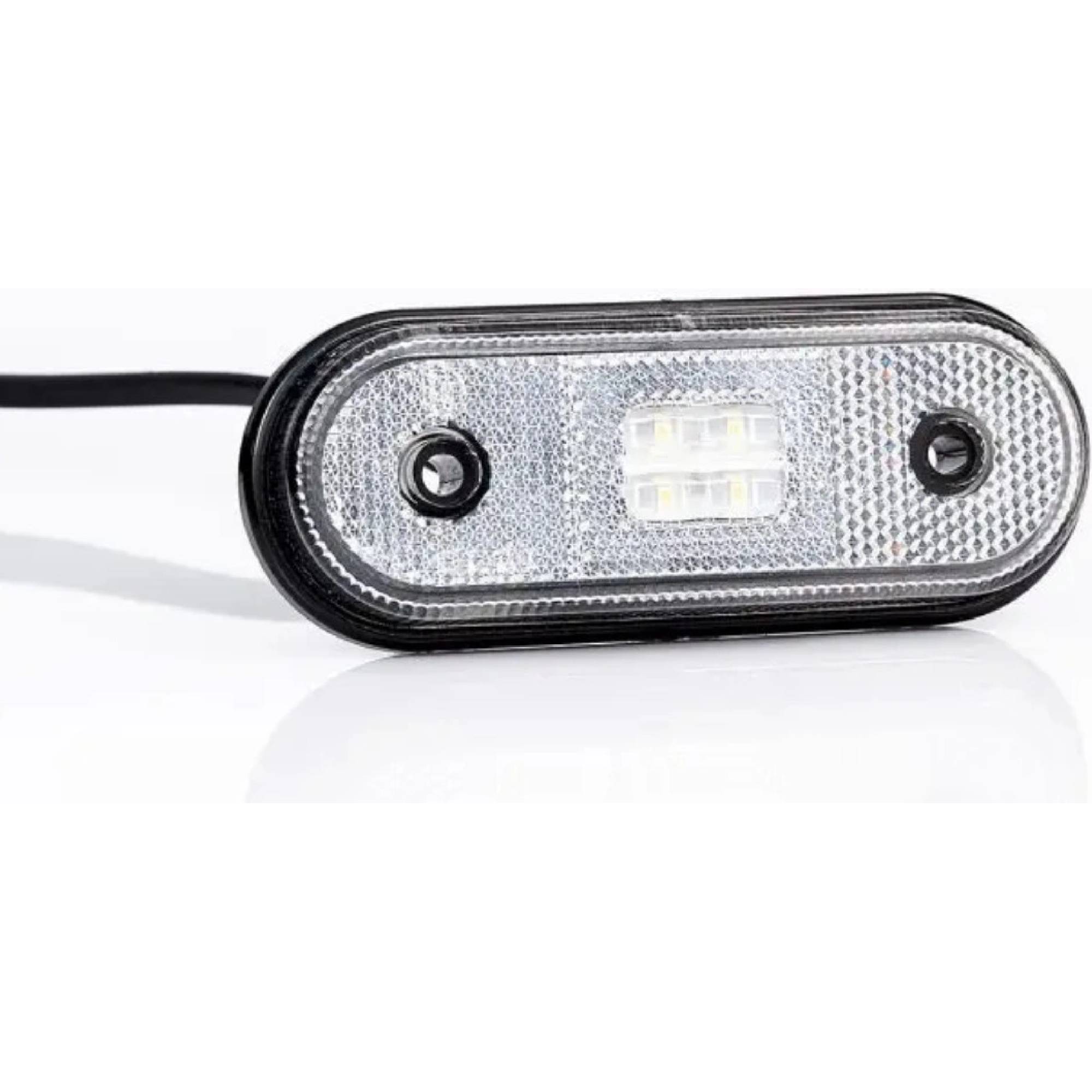 ASPÖCK TİPİ OVAL LEDLİ AYAKLI BEYAZ POZİSYON LAMBA