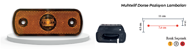 YAN POZİSYON LAMBA SARI GÖMMELİ