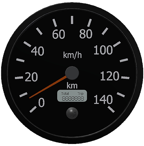 24V ELEKTRONİK KİLOMETRE SAATİ ÇAP 140 MM BMC