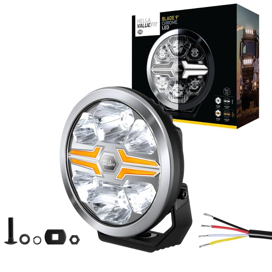 BLADE LED 9 İNÇ  KROM ÇERÇEVE