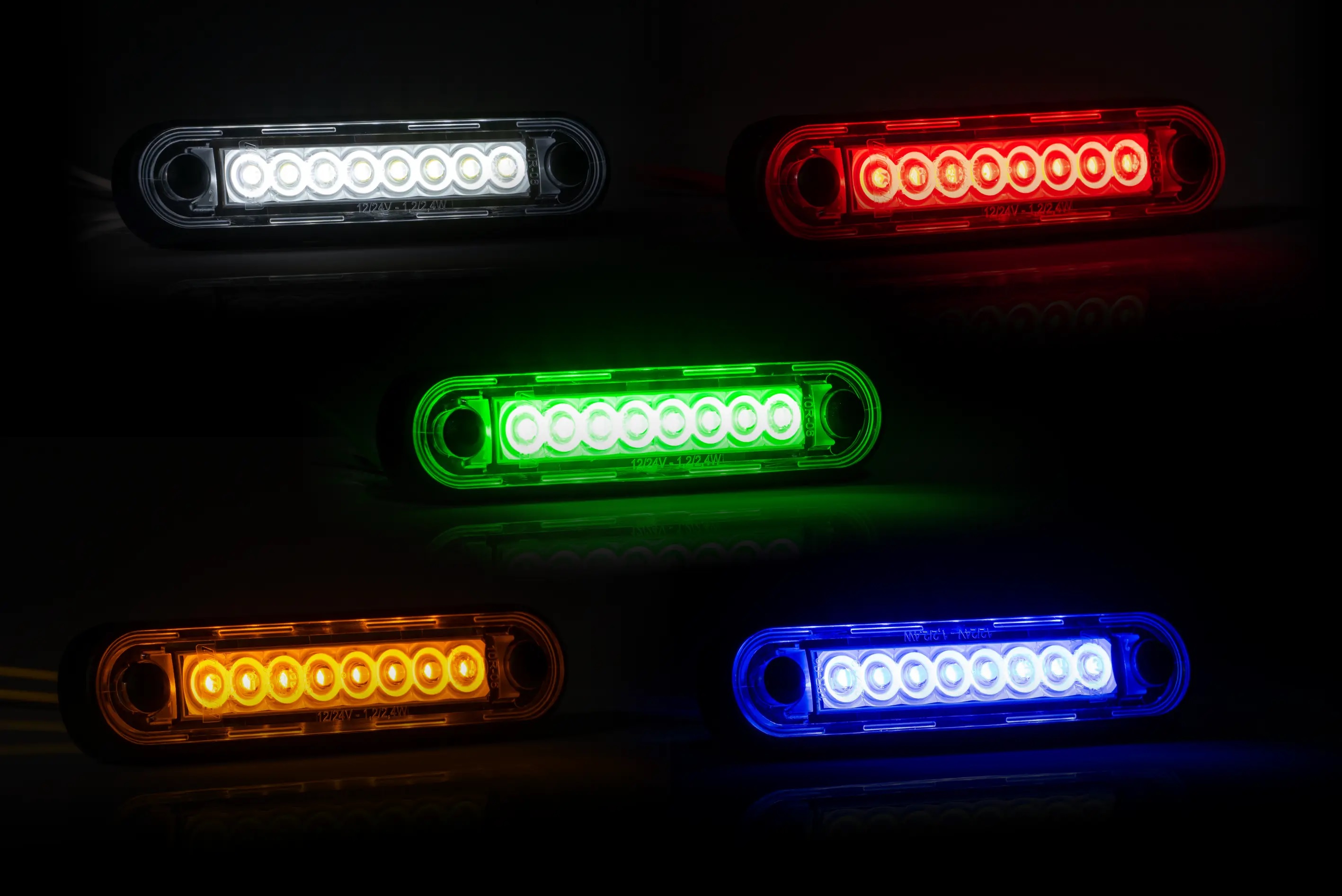 POZİSYON LAMBASI 8 LED BEYAZ-KOYU CAM