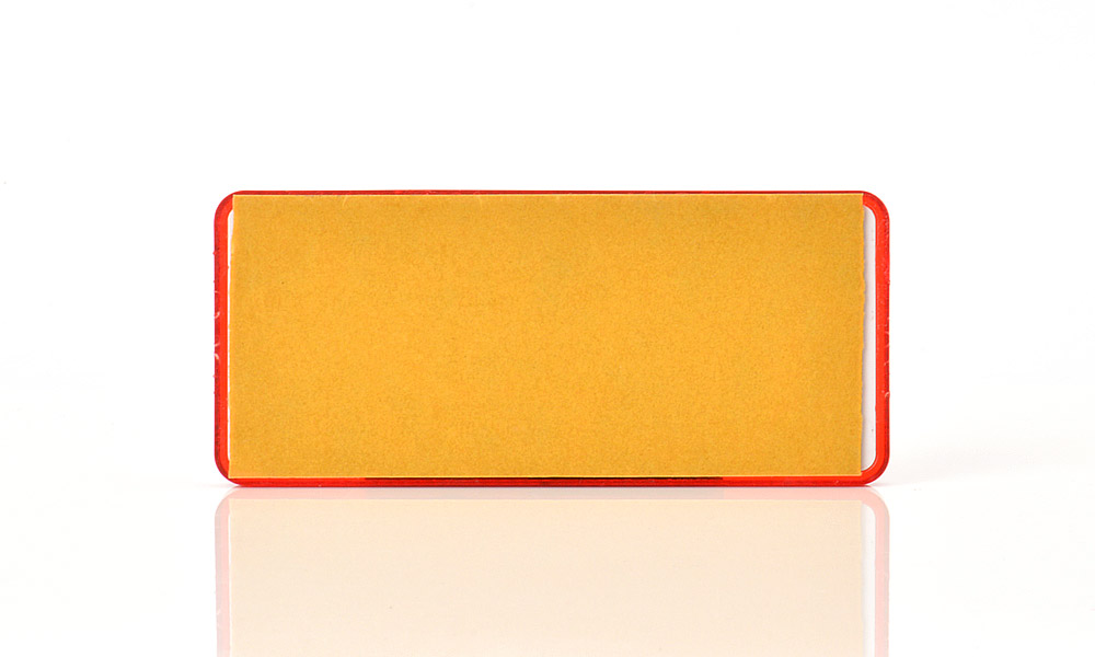 DİKDÖRTGEN REFLEKTÖR KIRMIZI YAPIŞKANLI