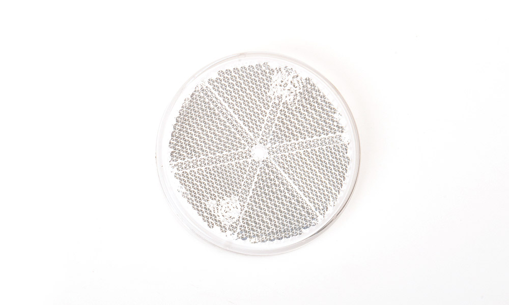 60 MM YUVARLAK REFLEKTÖR BEYAZ YAPIŞKANLI