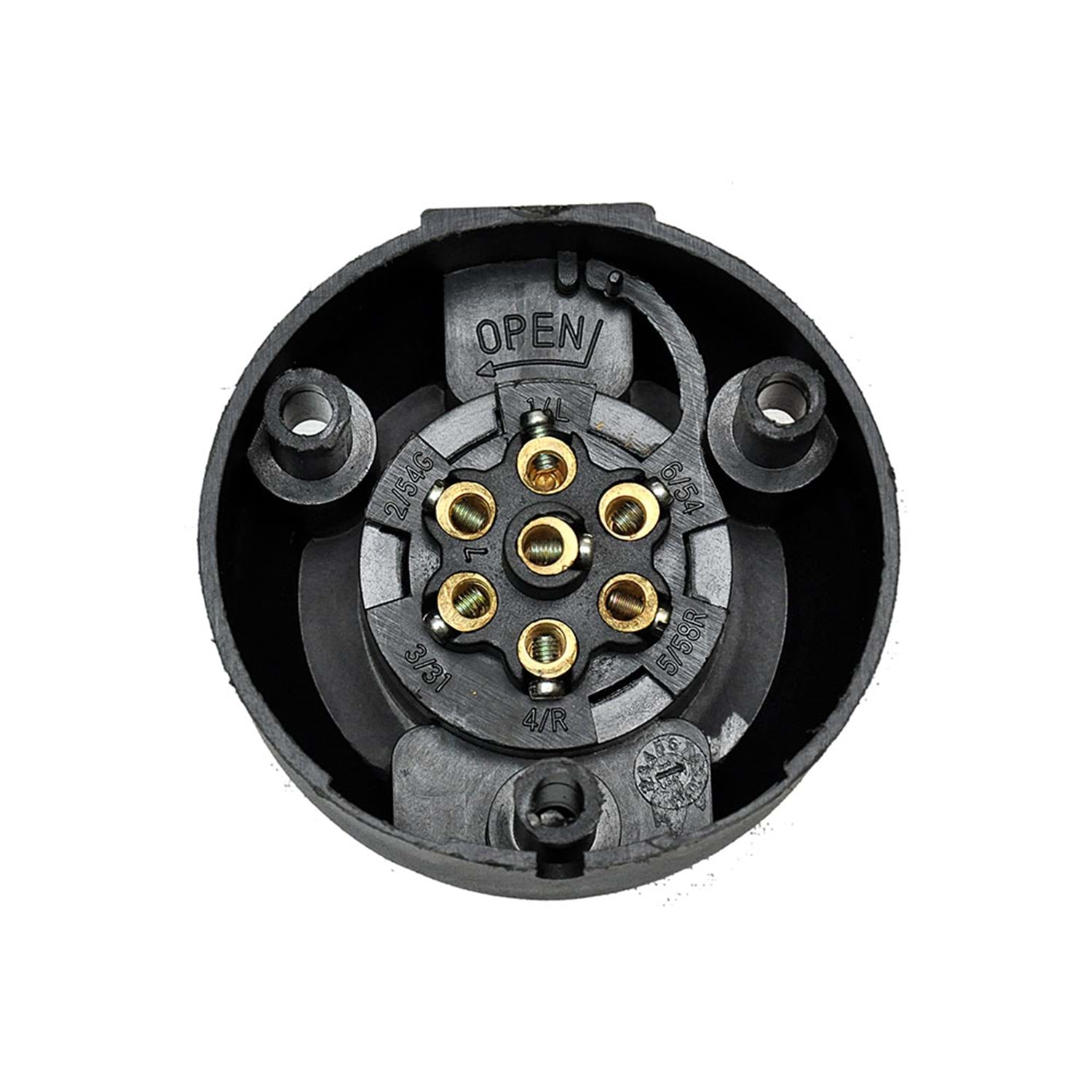 12.V  SOKET  PLASTİK 5 PİN