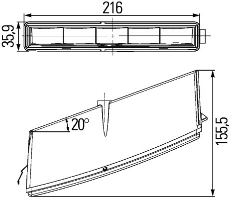 12 V GÜNDÜZ SÜRÜŞ LAMBASI LEDLİ SAĞ