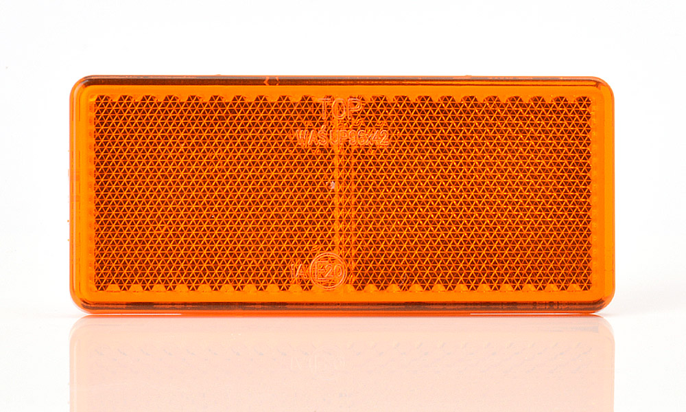 DİKDÖRTGEN REFLEKTÖR SARI YAPIŞKANLI