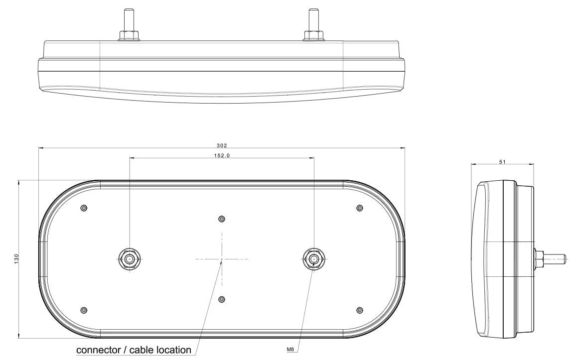 LEDLİ OVAL STOP 6 FONKSİYONLU