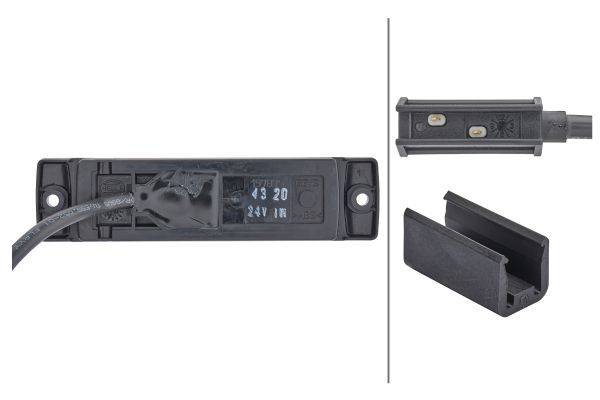 KRONE YAN POZİSYON LAMBASI SARI 13 CM KABLOLU