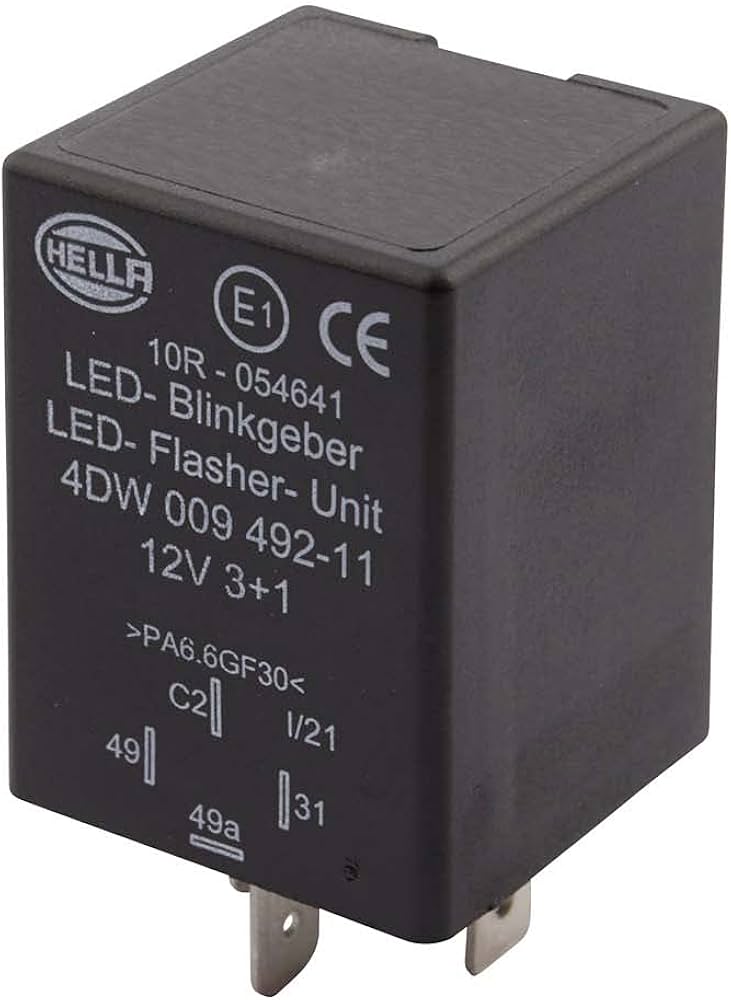 FLAŞÖR ÜNİTESİ 12V LED GEÇMELİ TRAKTÖR/İŞ MAKİNESİ